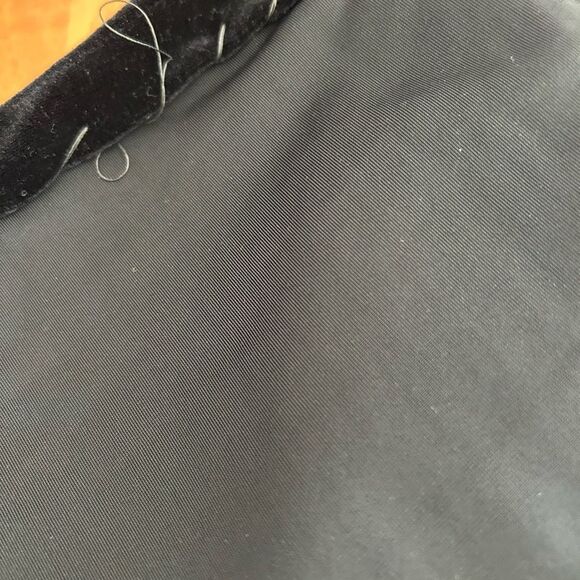 Kathie Lee Black Velvet Maxi Dress Size 4 - 6 - Picture 6 of 6